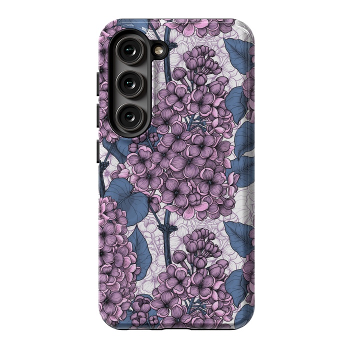 Galaxy S23 StrongFit Violet lilacs by Katerina Kirilova