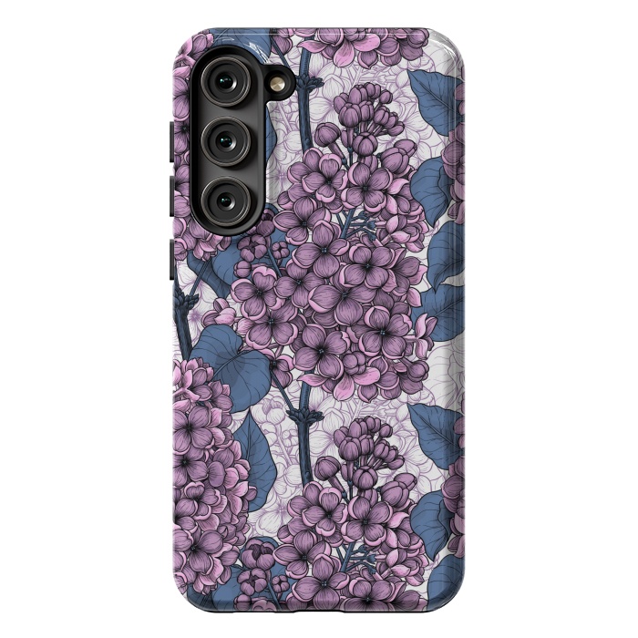 Galaxy S23 Plus StrongFit Violet lilacs by Katerina Kirilova