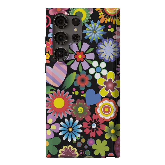 Galaxy S23 Ultra StrongFit Floral mix 2 by ArtsCase