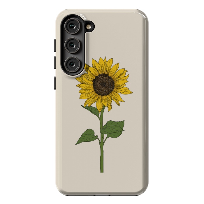 Galaxy S23 Plus StrongFit Sunflower by Jms