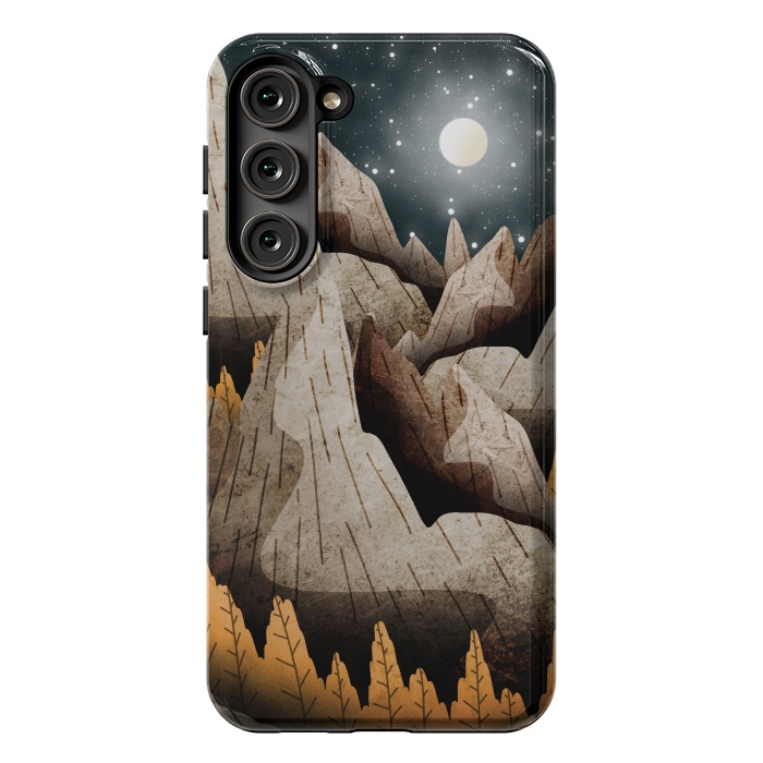 Galaxy S23 Plus StrongFit Mountainous mountain and peaks by Steve Wade (Swade)