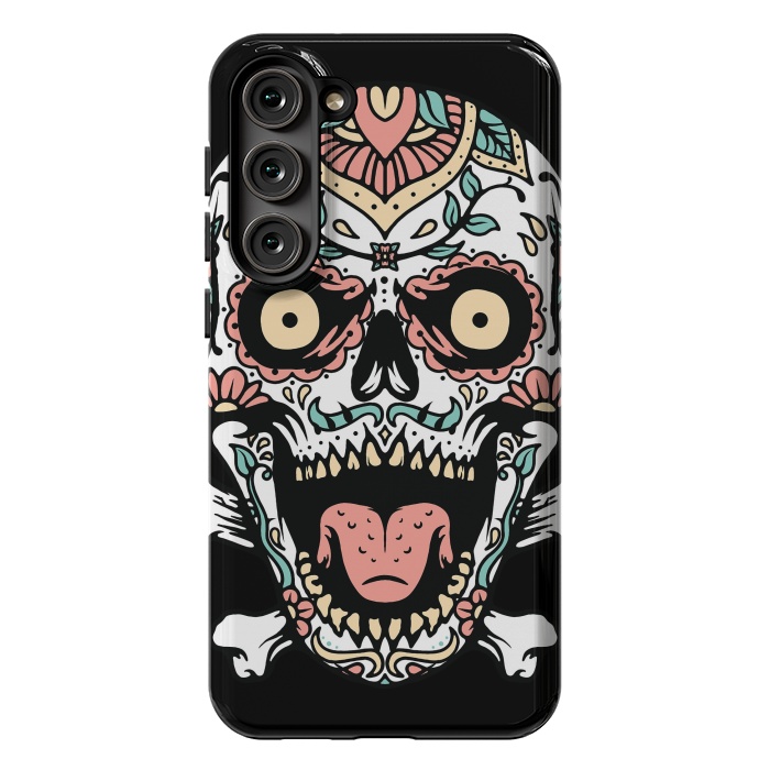 Galaxy S23 Plus StrongFit Mexican Skull 1 by Afif Quilimo