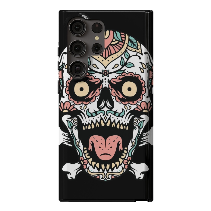 Galaxy S23 Ultra StrongFit Mexican Skull 1 by Afif Quilimo