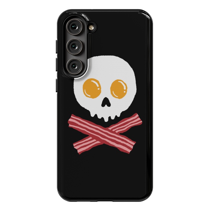 Galaxy S23 Plus StrongFit Breakfast Skull by Afif Quilimo