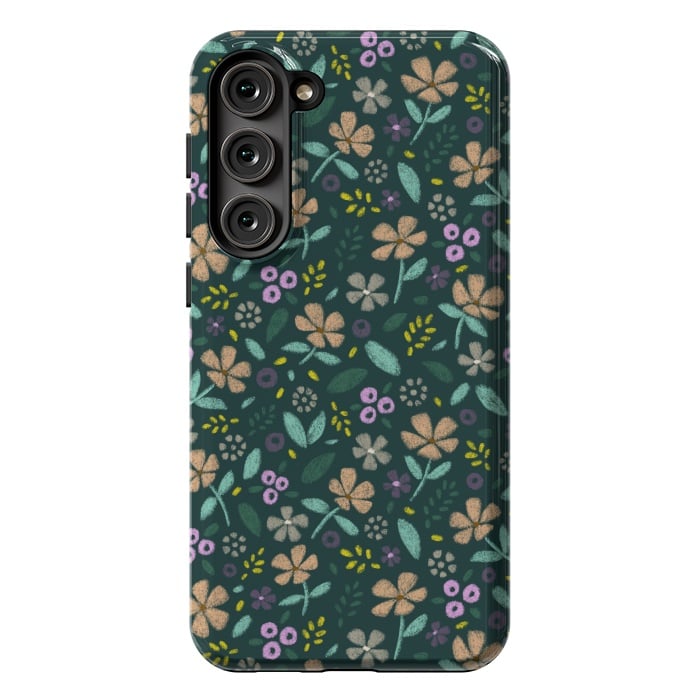Galaxy S23 Plus StrongFit Wildflowers by Tishya Oedit