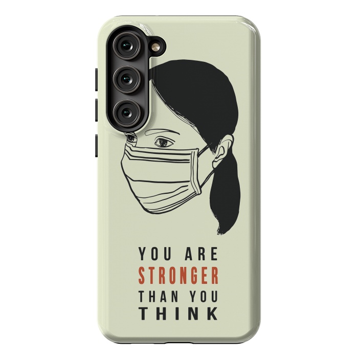 Galaxy S23 Plus StrongFit You are strong motivational coronavirus pandemic by Oana 