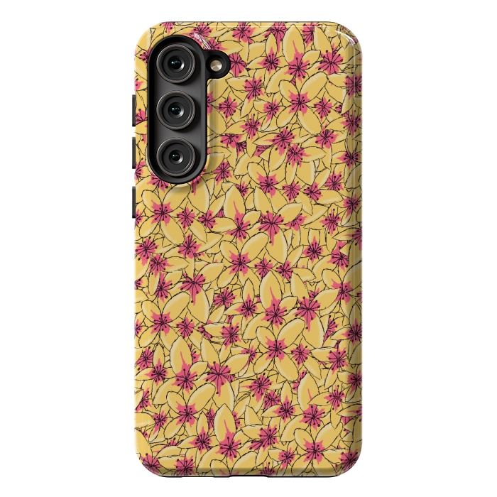 Galaxy S23 Plus StrongFit Yellow blossom by Steve Wade (Swade)