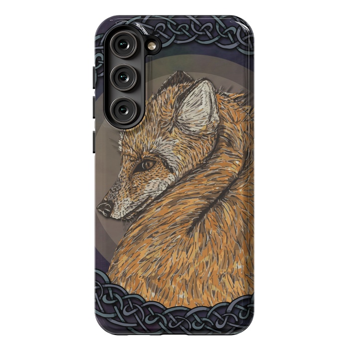 Galaxy S23 Plus StrongFit Celtic Fox by Lotti Brown