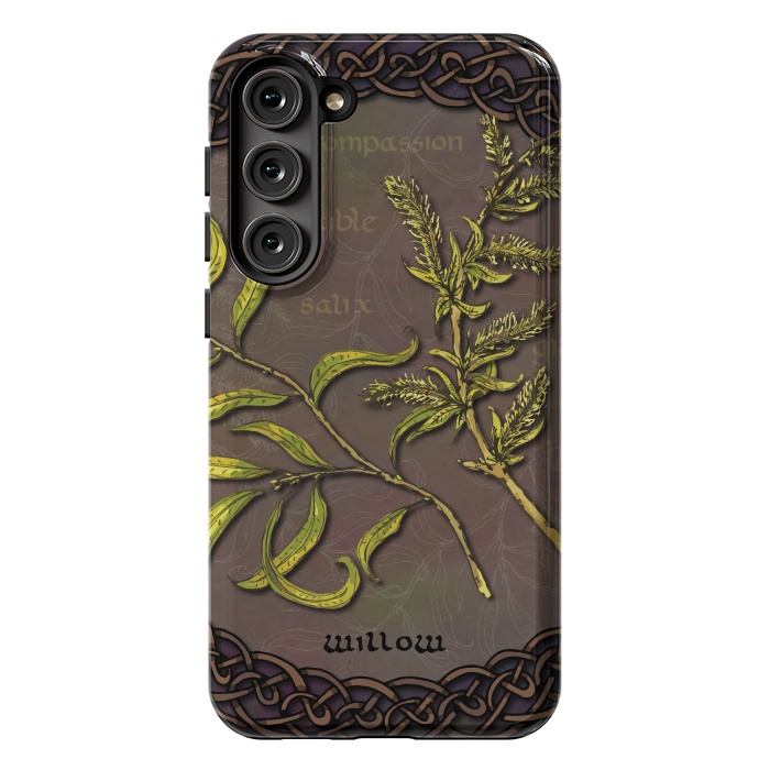 Galaxy S23 Plus StrongFit Celtic Willow by Lotti Brown