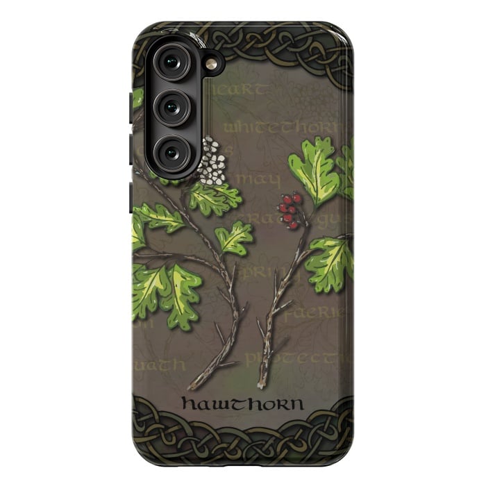 Galaxy S23 Plus StrongFit Celtic Hawthorn by Lotti Brown