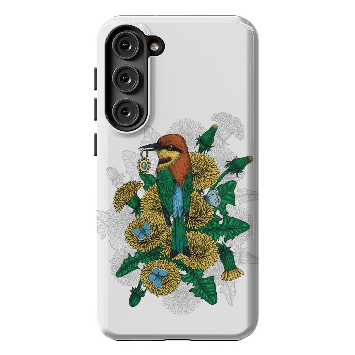Galaxy S23 Plus StrongFit The bee eater with the golden pendant by Katerina Kirilova