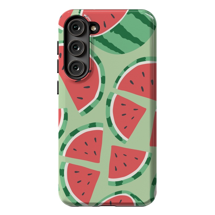 Galaxy S23 Plus StrongFit Watermelon pattern 01 by Jelena Obradovic