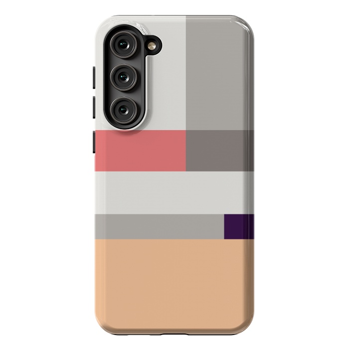 Galaxy S23 Plus StrongFit Colors in Block Minimal Art by Creativeaxle
