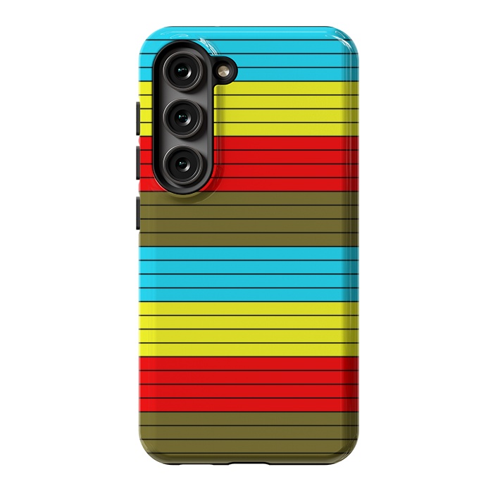 Galaxy S23 StrongFit Multiple Colored by TMSarts