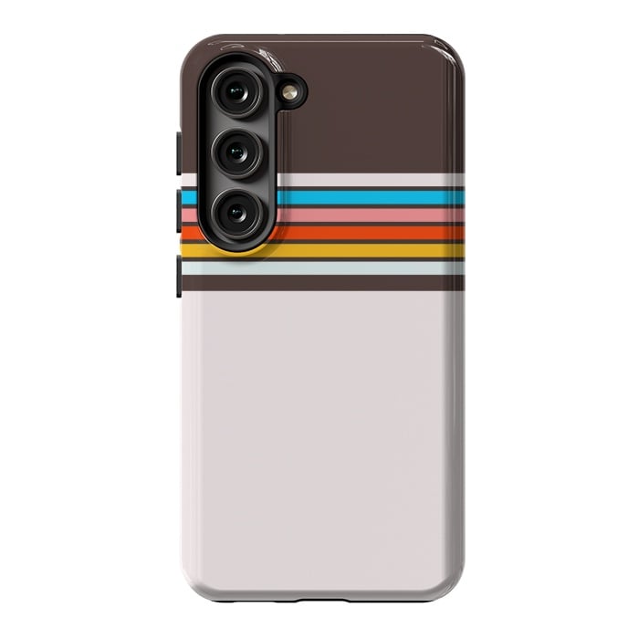 Galaxy S23 StrongFit Vintage Stripes by TMSarts