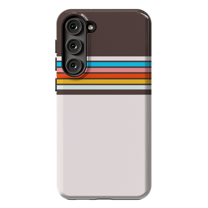 Galaxy S23 Plus StrongFit Vintage Stripes by TMSarts