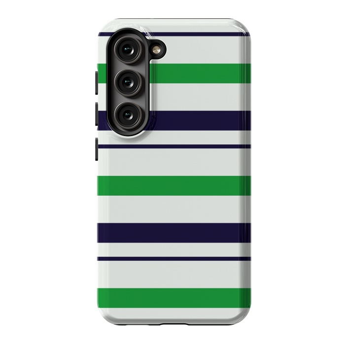 Galaxy S23 StrongFit Green White by TMSarts