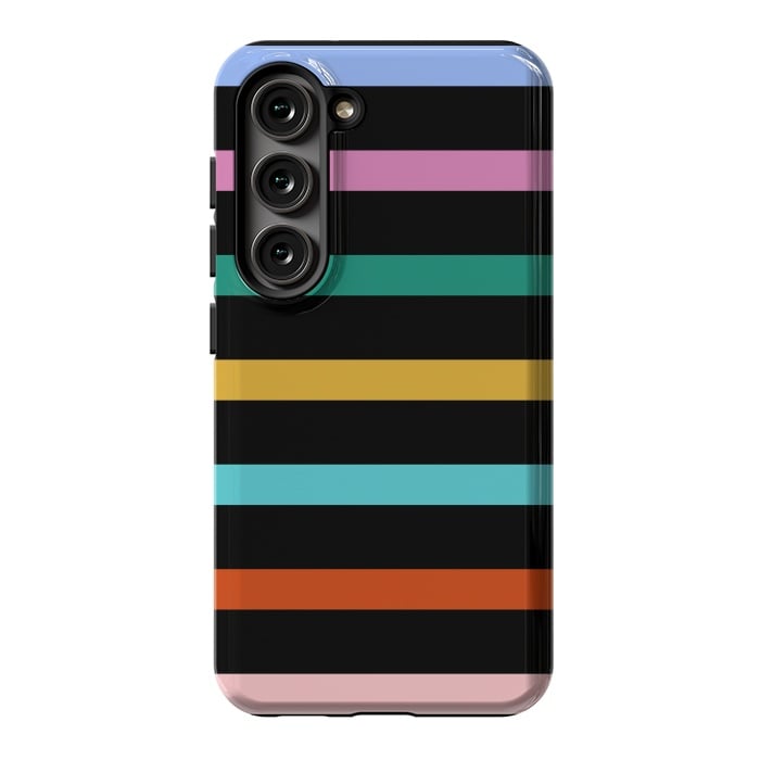 Galaxy S23 StrongFit Colored Stripes by TMSarts