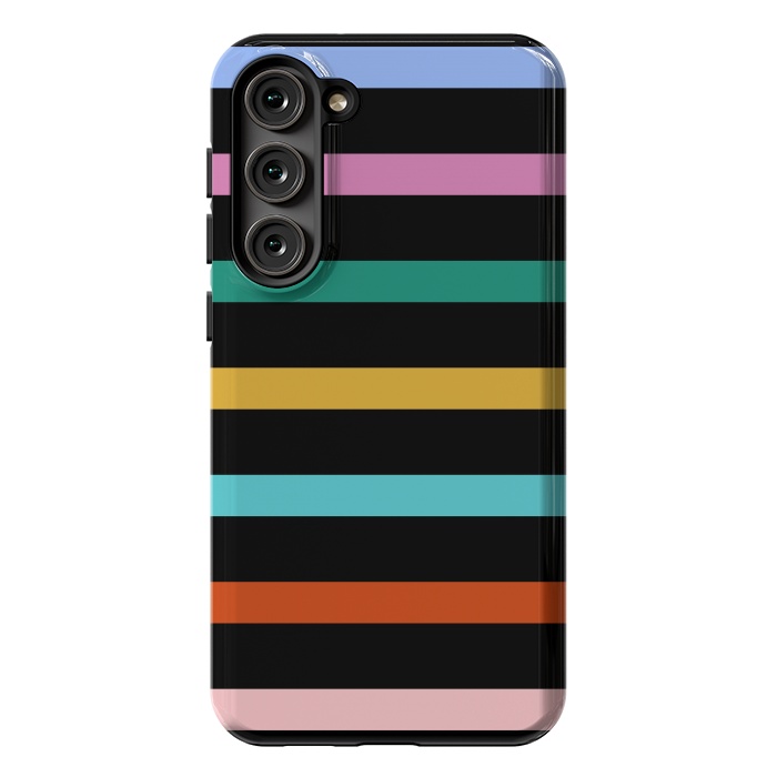 Galaxy S23 Plus StrongFit Colored Stripes by TMSarts