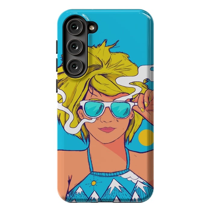 Galaxy S23 Plus StrongFit The summer girl by Steve Wade (Swade)