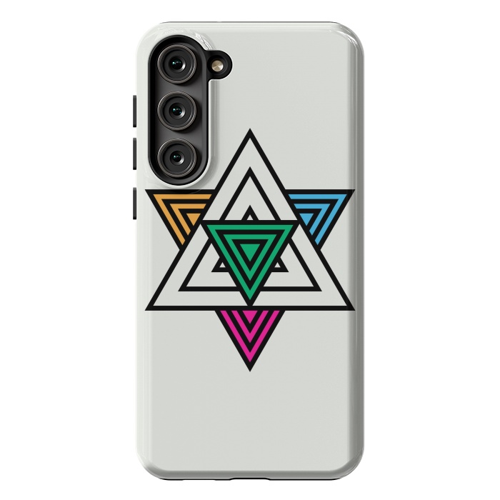 Galaxy S23 Plus StrongFit Star Triangles by TMSarts