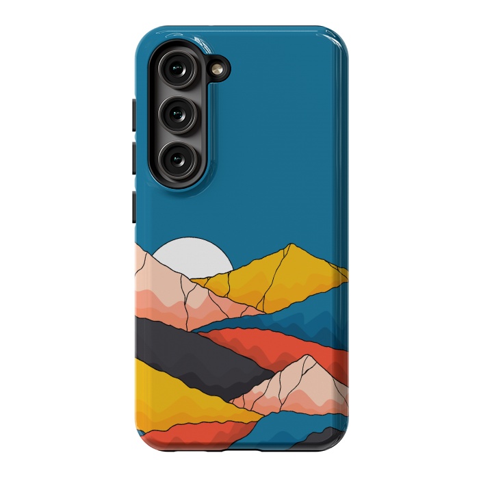 Galaxy S23 StrongFit The mountainous range by Steve Wade (Swade)
