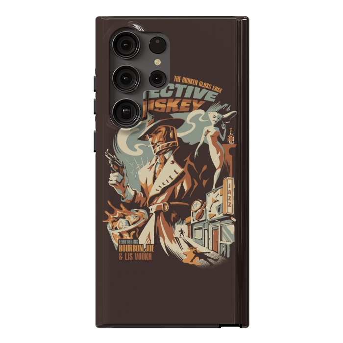 Galaxy S23 Ultra StrongFit Detective Whiskey by Ilustrata