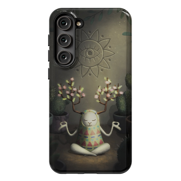 Galaxy S23 Plus StrongFit Cactus garden by Laura Nagel