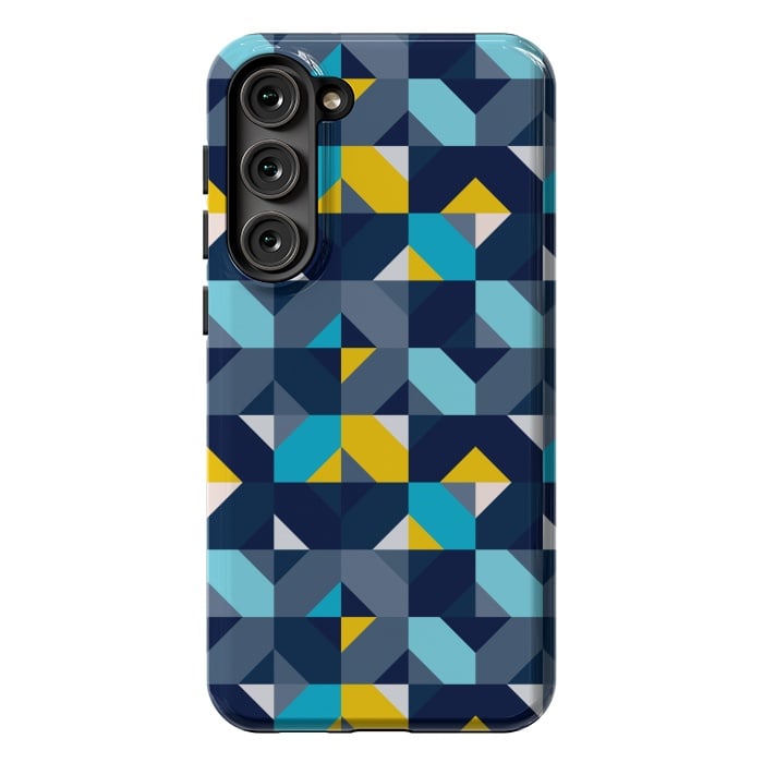 Galaxy S23 Plus StrongFit Geometric Hypnotic Shapes by TMSarts