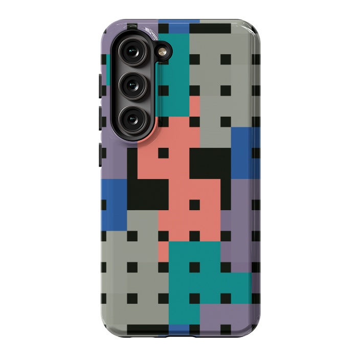 Galaxy S23 StrongFit Geo Repeat Squares by TMSarts