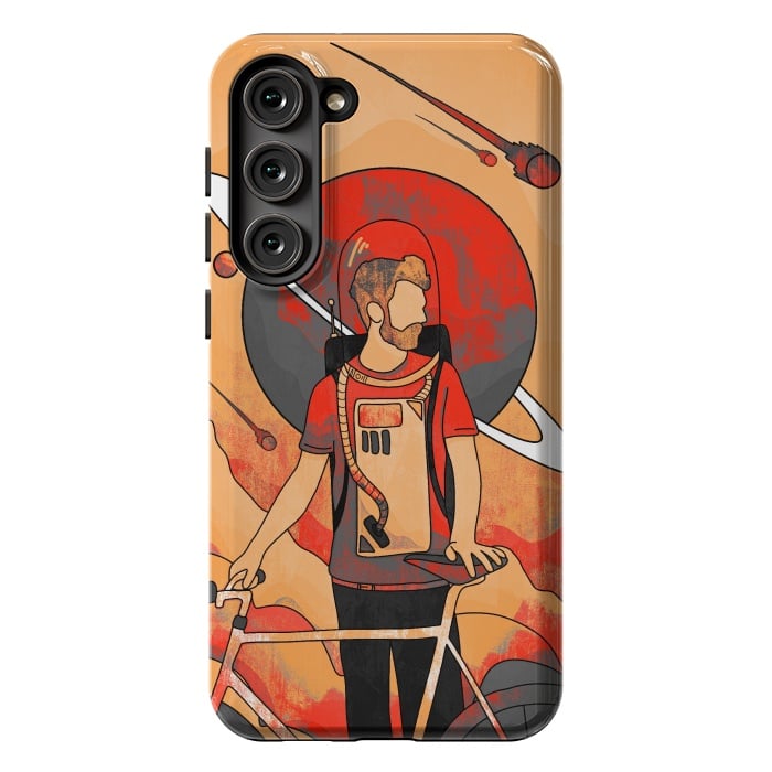 Galaxy S23 Plus StrongFit A traveller of Mars by Steve Wade (Swade)