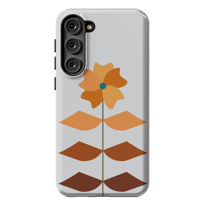Galaxy S23 Plus StrongFit Geometrical Floral by Creativeaxle