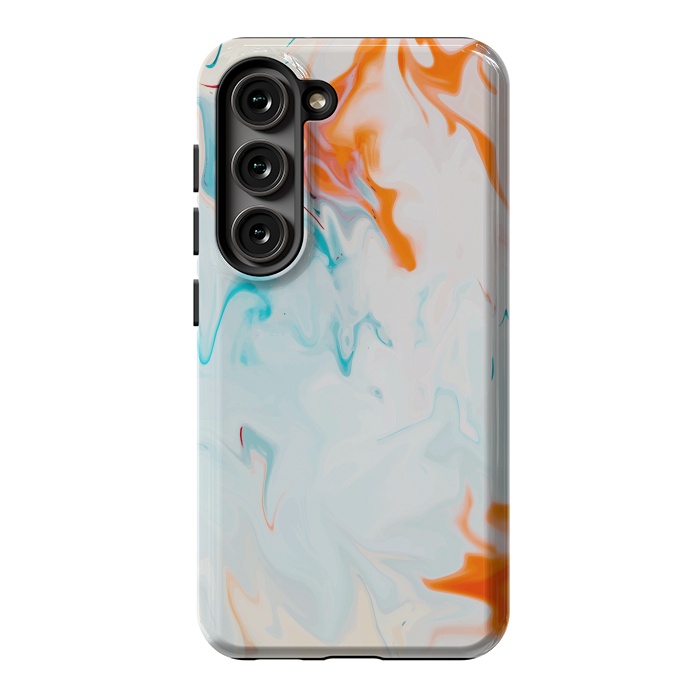 Galaxy S23 StrongFit Abstract Marble-I by Creativeaxle