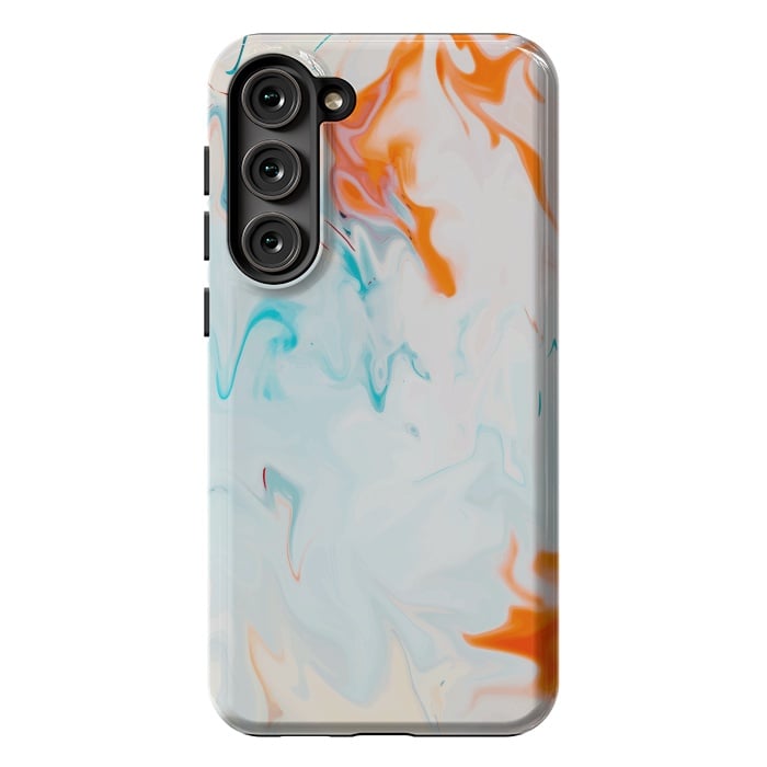 Galaxy S23 Plus StrongFit Abstract Marble-I by Creativeaxle