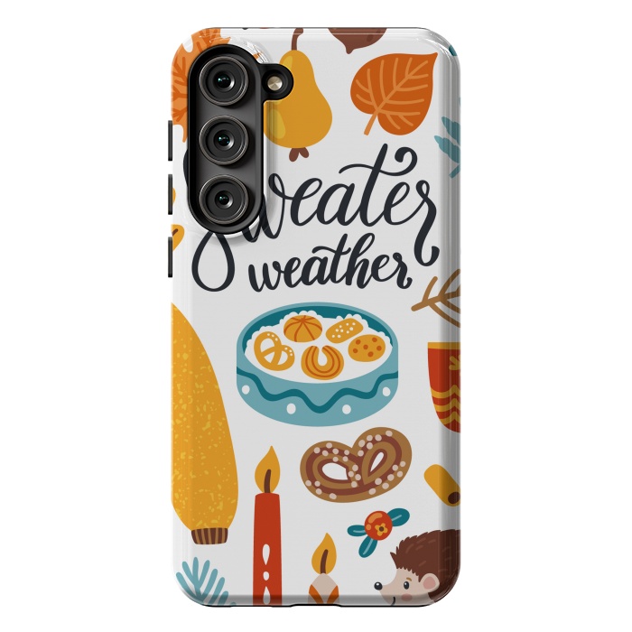 Galaxy S23 Plus StrongFit Autumn Icons by ArtsCase