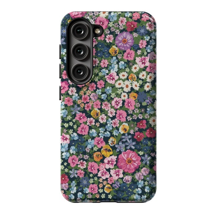 Galaxy S23 StrongFit Beatiful and Cute Flowers in Different Colors XI by ArtsCase