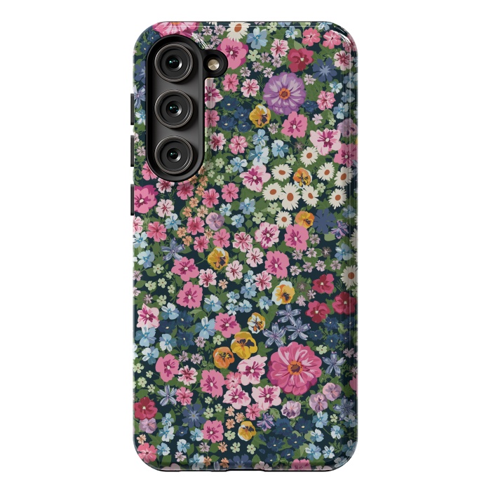 Galaxy S23 Plus StrongFit Beatiful and Cute Flowers in Different Colors XI by ArtsCase