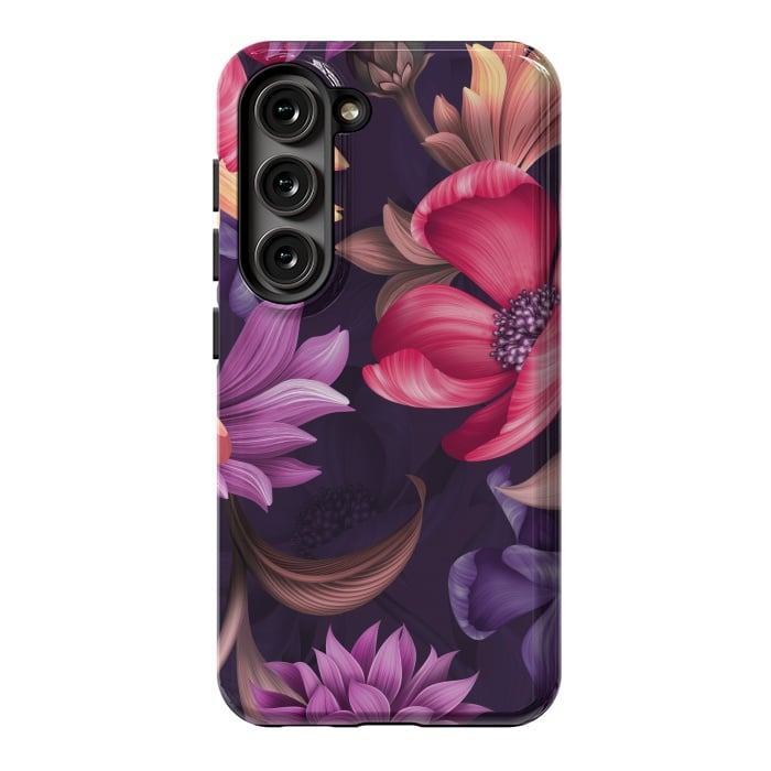 Galaxy S23 StrongFit Botanical Floral illustration by ArtsCase