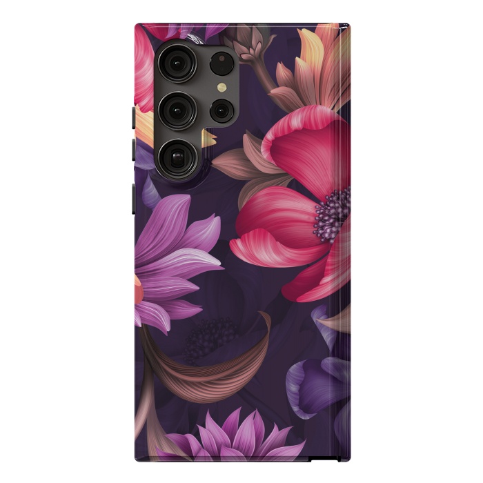 Galaxy S23 Ultra StrongFit Botanical Floral illustration by ArtsCase