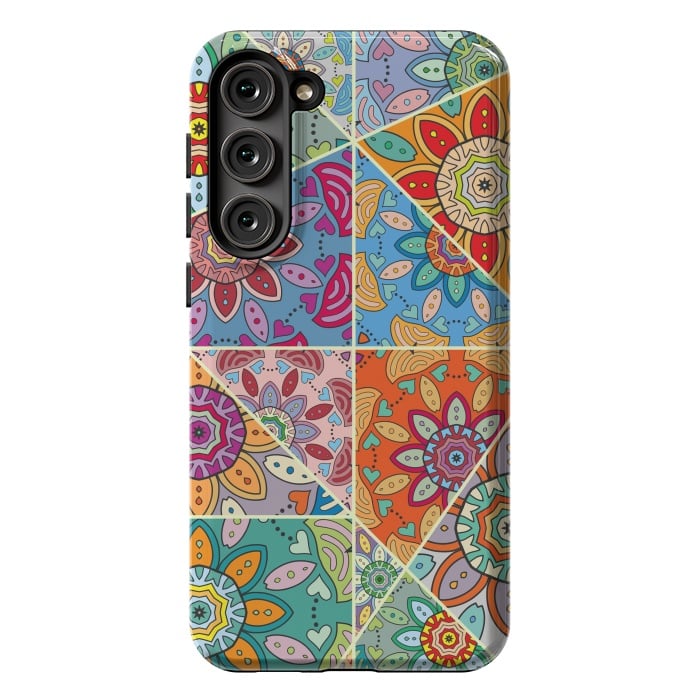 Galaxy S23 Plus StrongFit Decorative Elements with Mandalas Designs by ArtsCase