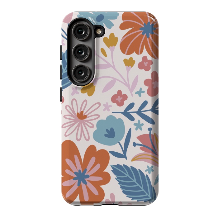 Galaxy S23 StrongFit Floral Pattern XI by ArtsCase