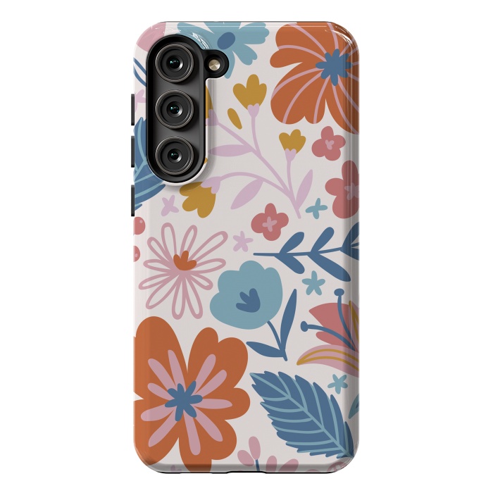 Galaxy S23 Plus StrongFit Floral Pattern XI by ArtsCase