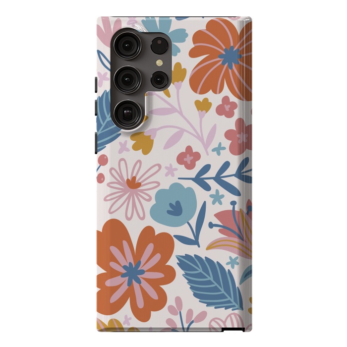 Galaxy S23 Ultra StrongFit Floral Pattern XI by ArtsCase