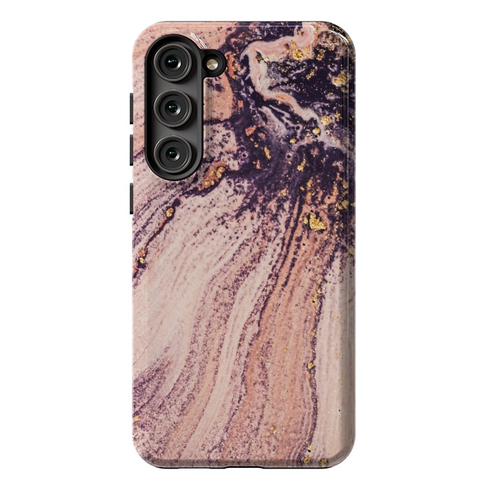 Galaxy S23 Plus StrongFit Golden Turn Artistic Design I by ArtsCase