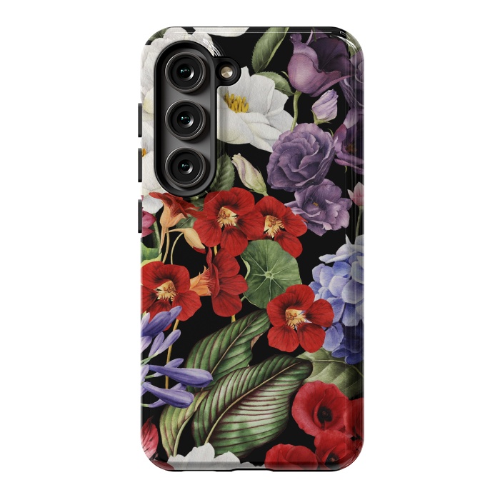 Galaxy S23 StrongFit Design Floral Pattern II by ArtsCase