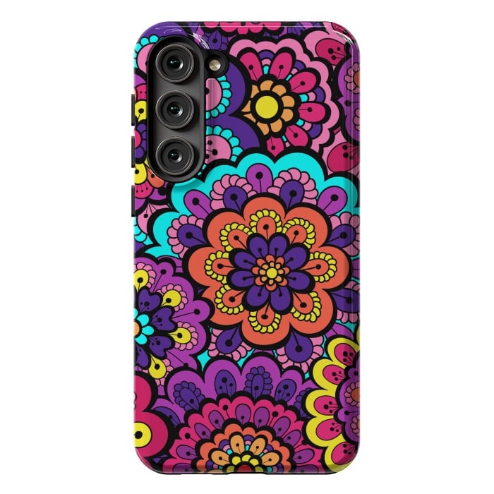 Galaxy S23 Plus StrongFit Patterns Doodle Spring XII by ArtsCase