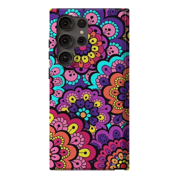 Galaxy S23 Ultra StrongFit Patterns Doodle Spring XII by ArtsCase