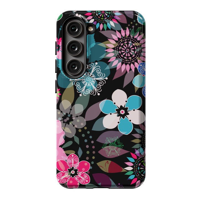 Galaxy S23 StrongFit Seamless Patterns with Flowers XII by ArtsCase