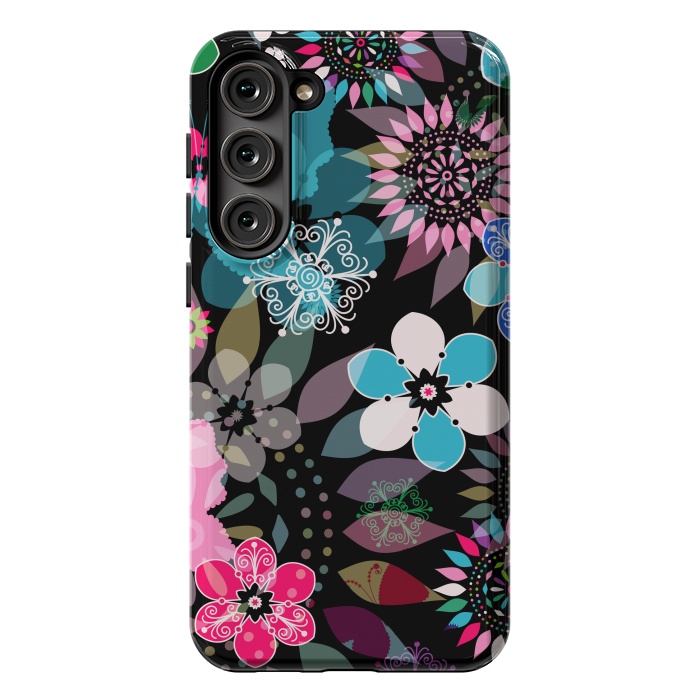 Galaxy S23 Plus StrongFit Seamless Patterns with Flowers XII by ArtsCase