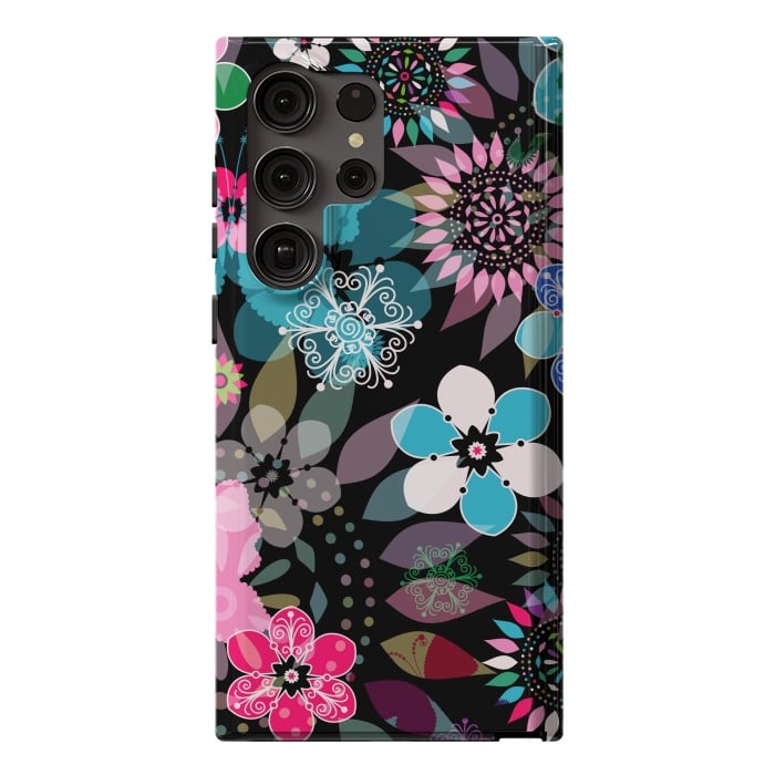 Galaxy S23 Ultra StrongFit Seamless Patterns with Flowers XII by ArtsCase